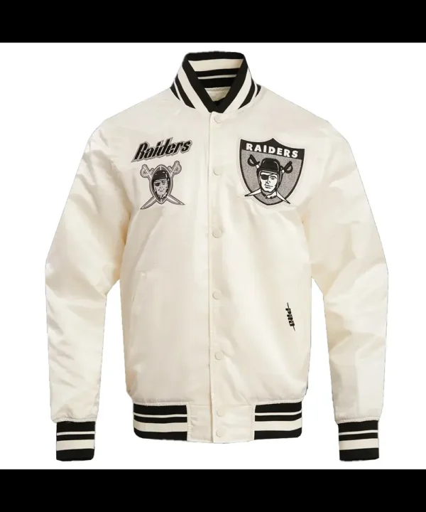 Oakland Raiders Retro Classic Rib Jacket