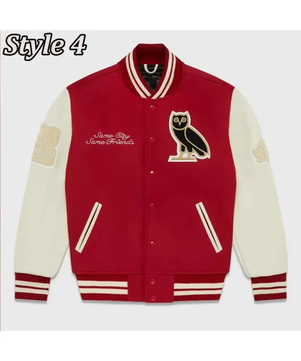 OVO Same City Same Friends Varsity Jacket