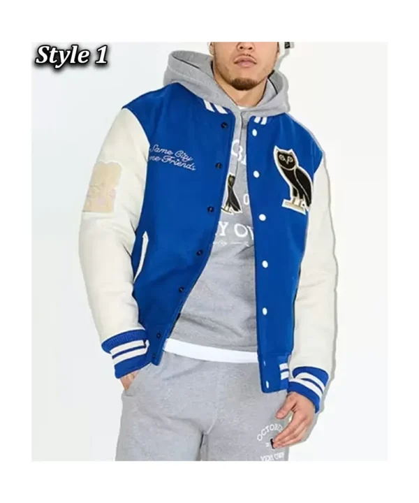 OVO Same City Same Friends Varsity Jacket