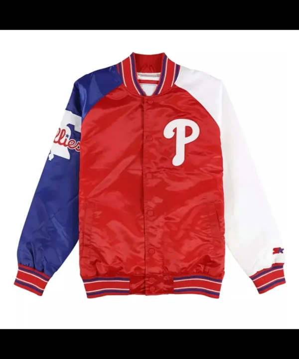 Philadelphia Phillies Hometown Varsity Satin Jacket