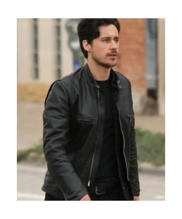 Peter Gadiot Queen of the South Leather Jacket