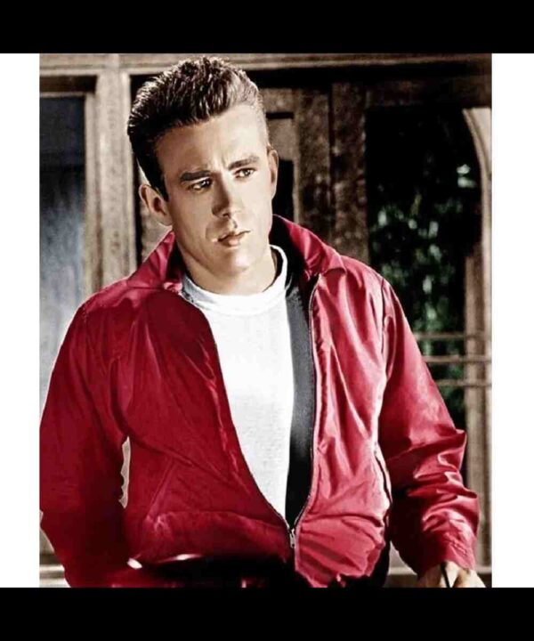 James Dean Rebel Without a Cause Red Cotton Jacket