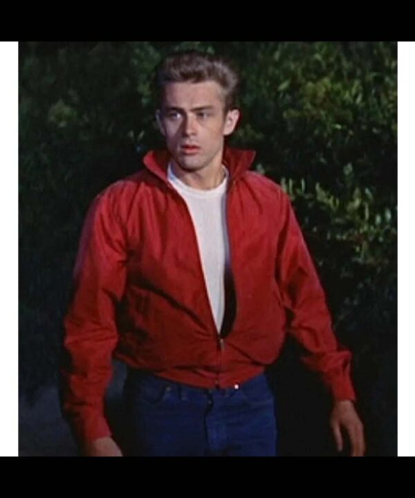 James Dean Rebel Without a Cause Red Cotton Jacket