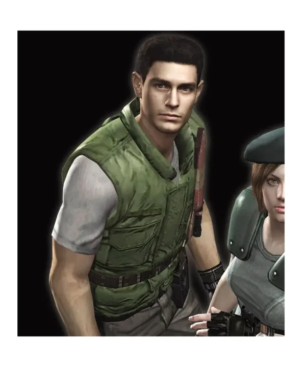 Resident Evil Chris Redfield Stars Green Vest