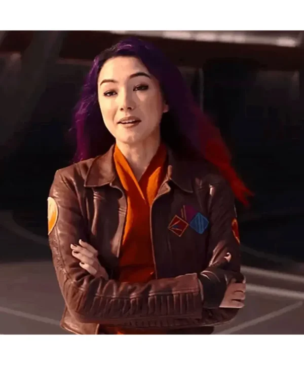 Natasha Liu Bordizzo Ahsoka Leather Jacket