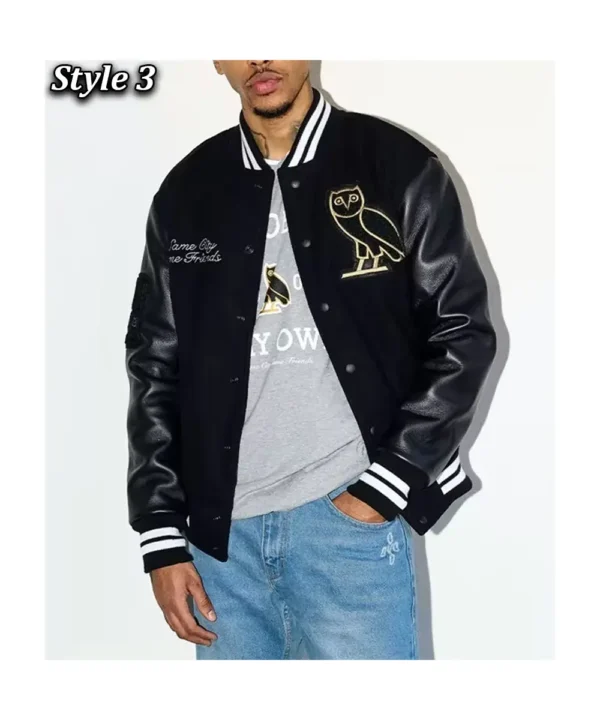 OVO Same City Same Friends Varsity Jacket