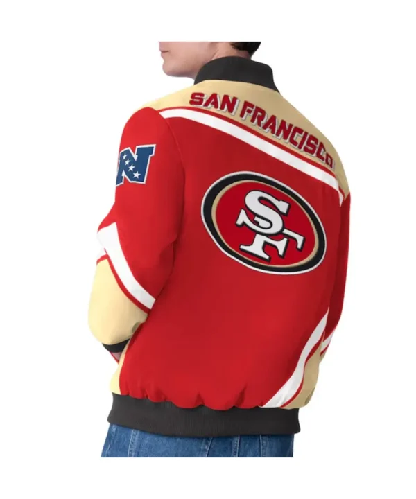 San Francisco 49ers Maximum Racing Scarlet Jacket