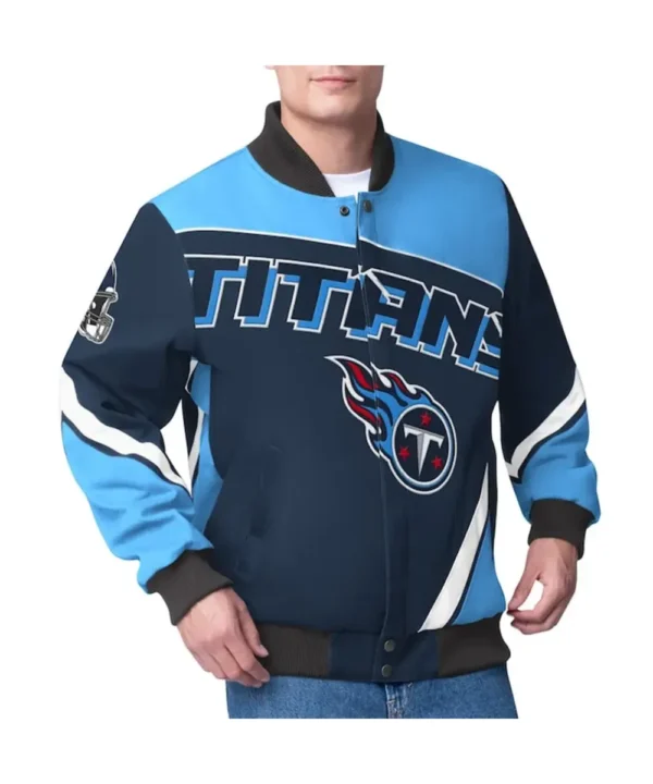 Tennessee Titans Maximum Racing Navy Jacket