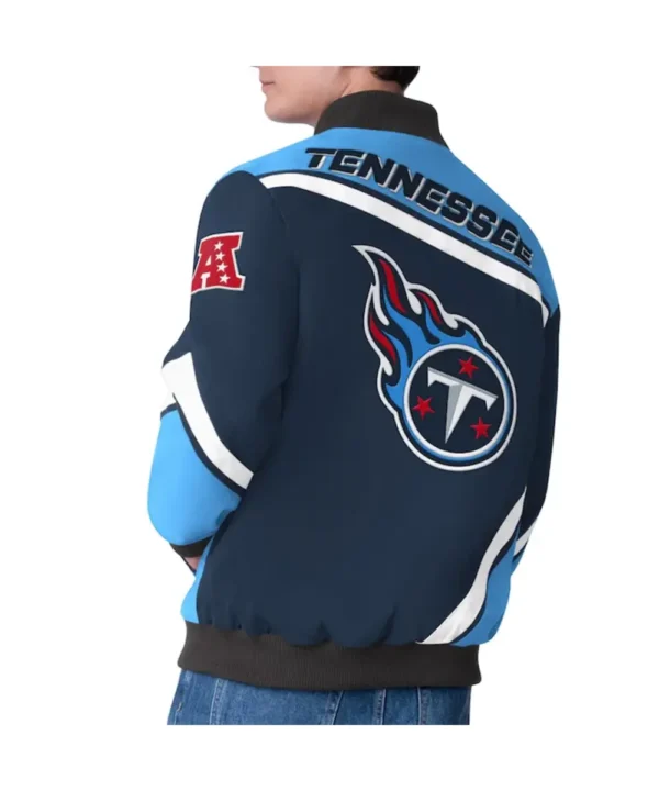 Tennessee Titans Maximum Racing Navy Jacket