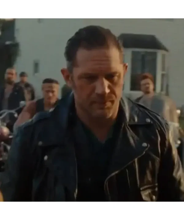 Tom Hardy The Bikeriders Leather Jacket