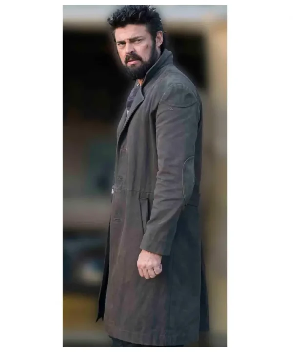 The Boys Karl Urban Black Coat