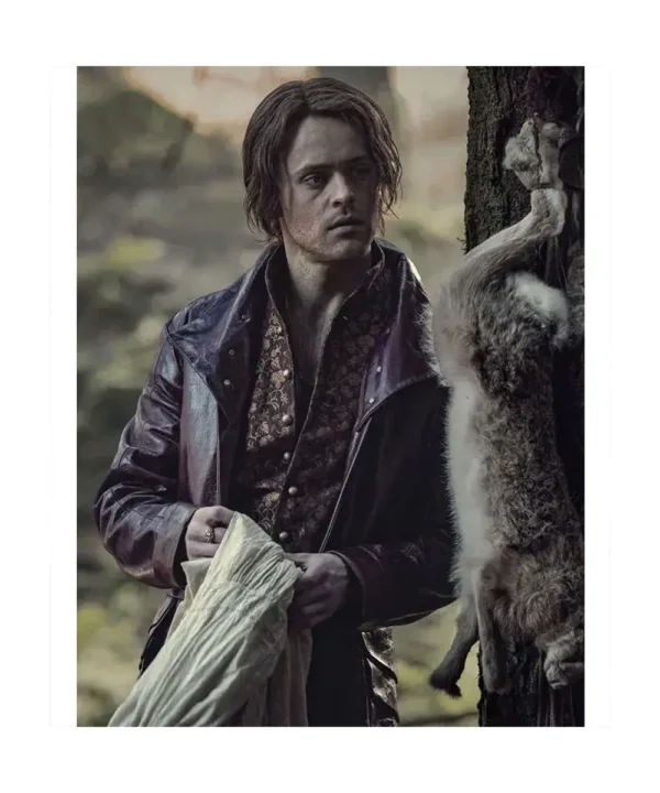 The Witcher Joey Batey Maroon Coat