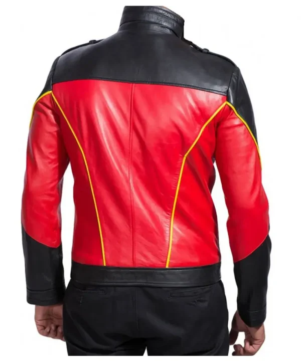 Batman Tim Drake Red and Black Jacket