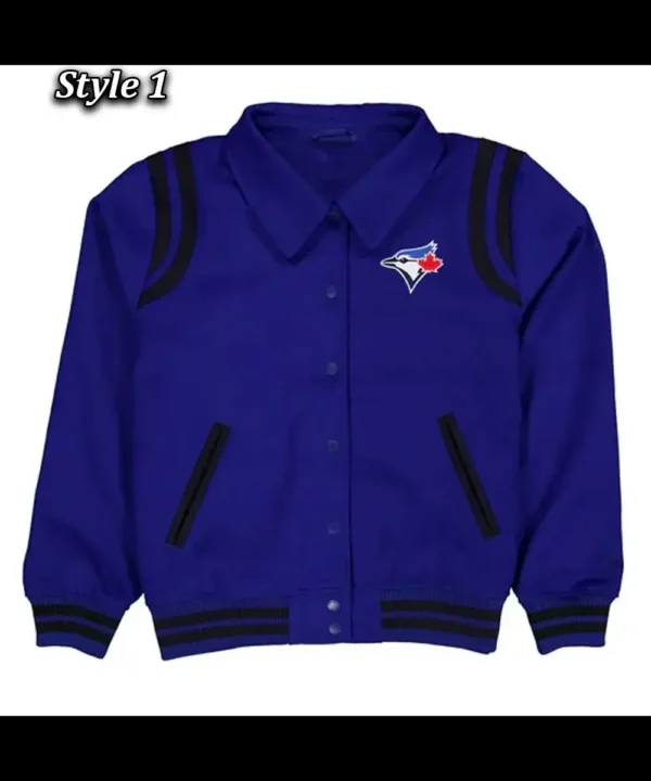 Toronto Blue Jays Sport Night Teddy Varsity Jacket