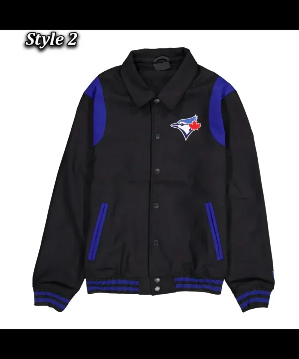 Toronto Blue Jays Sport Night Teddy Varsity Jacket