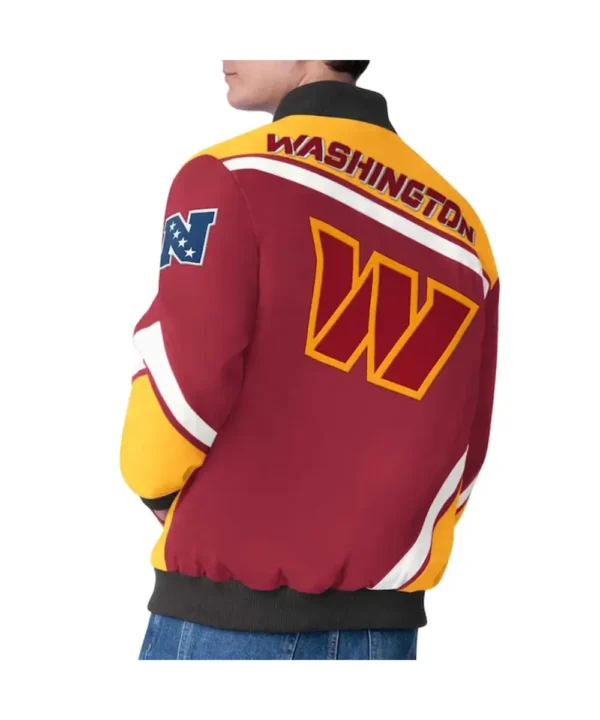 Washington Commanders Maximum Racing Burgundy Jacket