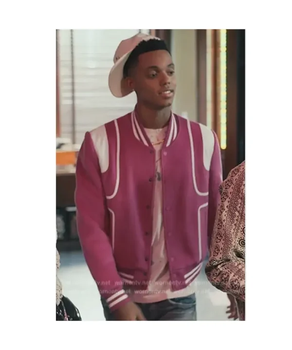 Jabari Banks Bel-Air Gamble Varsity Jacket