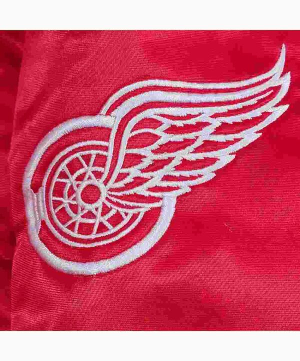 80’s Detroit Red Wings Red Bomber Jacket