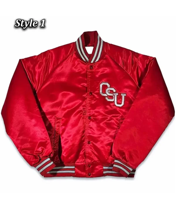 80’s Ohio State Buckeyes Red Bomber Jacket