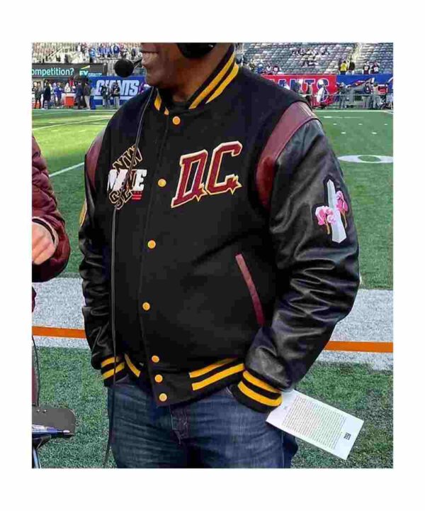 90th Anniversary Washington Commanders DC Varsity Jacket
