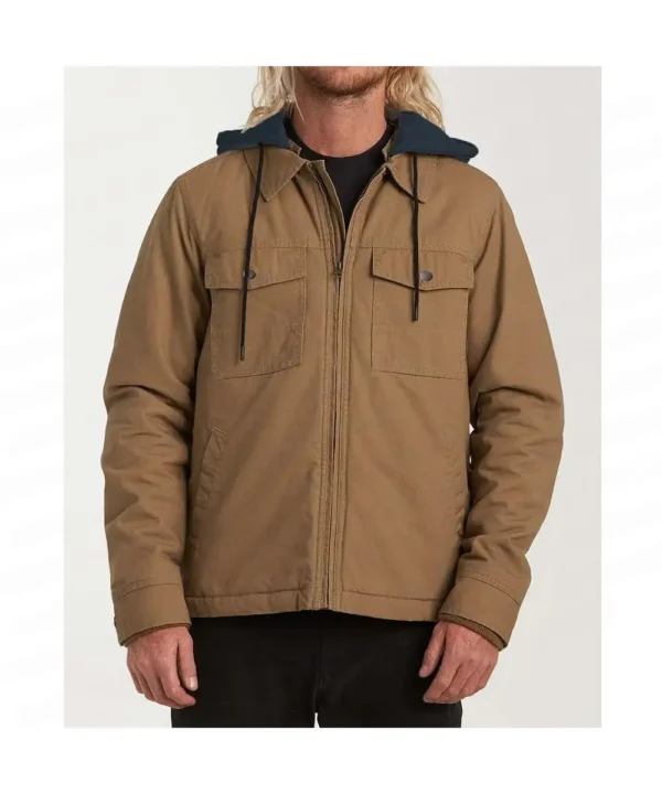 The Imperfects Inaki Godoy Brown Hooded Jacket