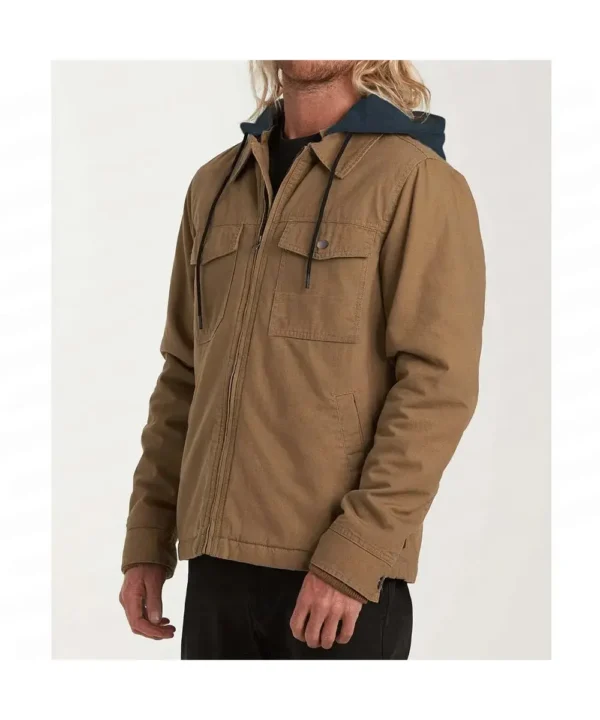 The Imperfects Inaki Godoy Brown Hooded Jacket