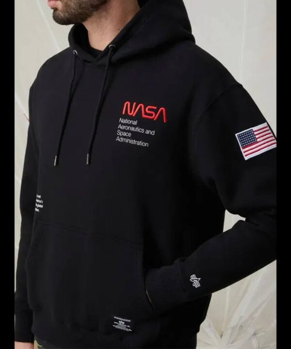 Alpha Industries NASA Worm Logo Hoodie