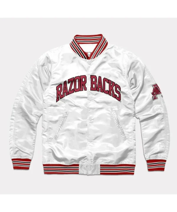 Arkansas Razorbacks Satin Jacket