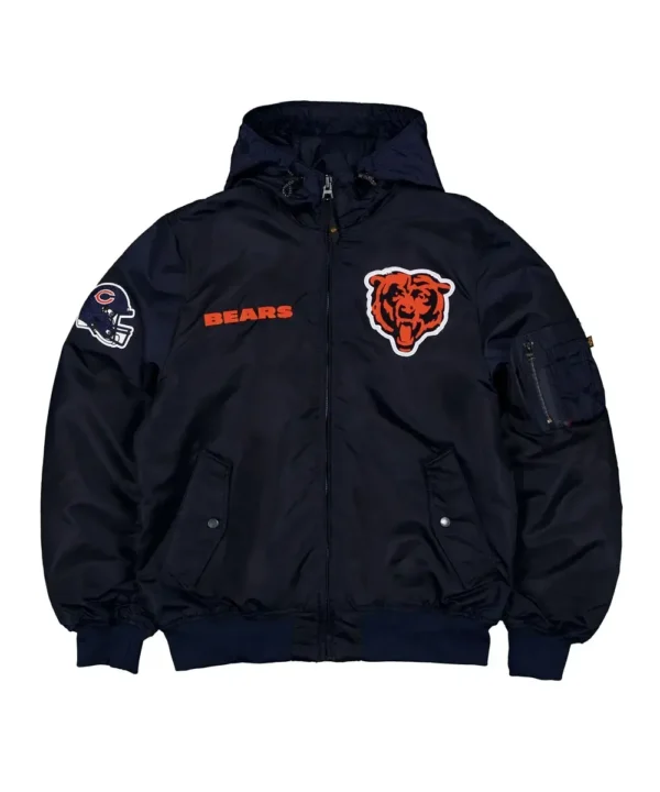 Chicago Bears Historic L-2B Hooded Bomber Jacket