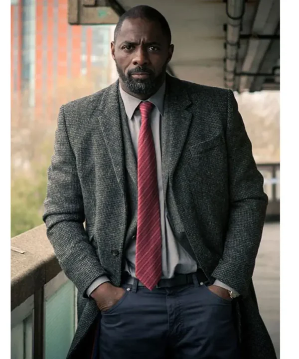 Idris Elba Luther Wool Coat