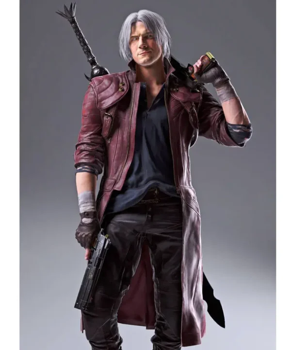 Dante Devil May Cry 5 Leather Coat - Image 4