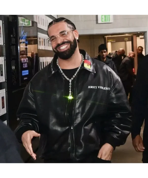 Drake Amici Violente Leather Jacket