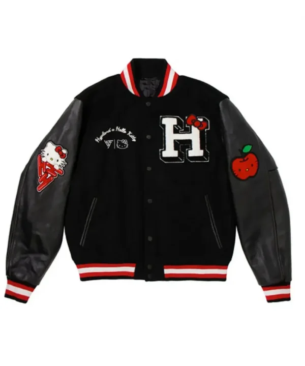 Hello Kitty Apples H Letterman Jacket