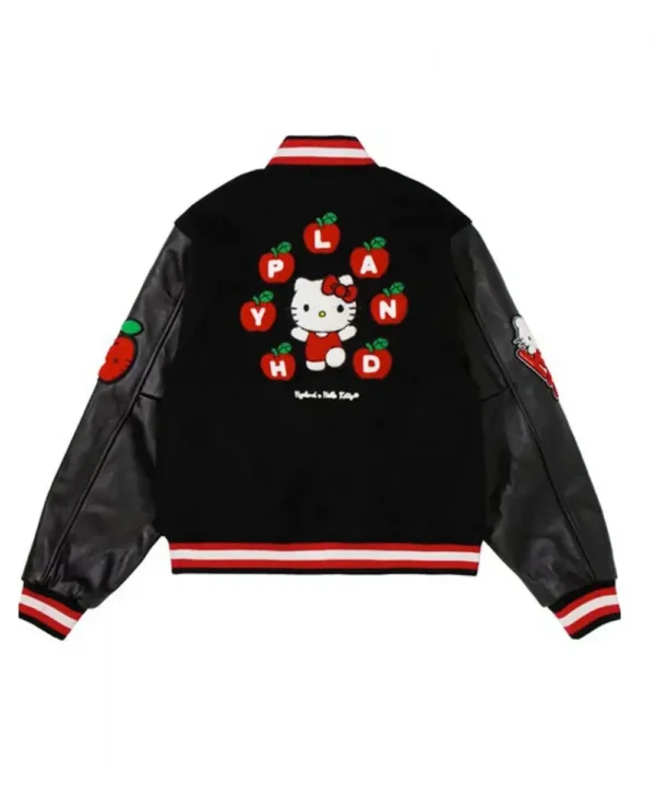Hello Kitty Apples H Letterman Jacket