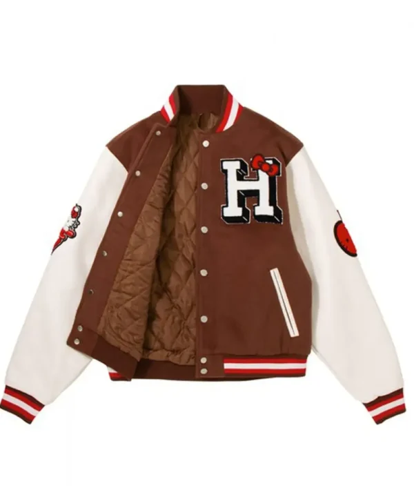 Hello Kitty Apples H Letterman Jacket