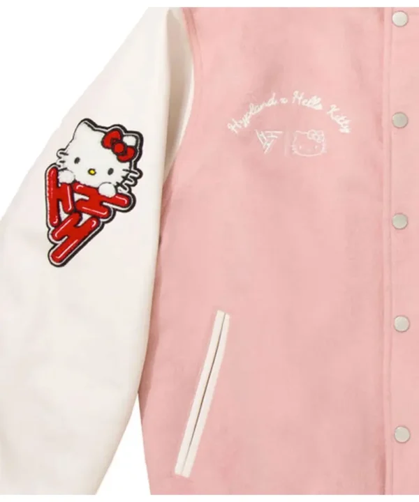Hello Kitty Apples H Letterman Jacket