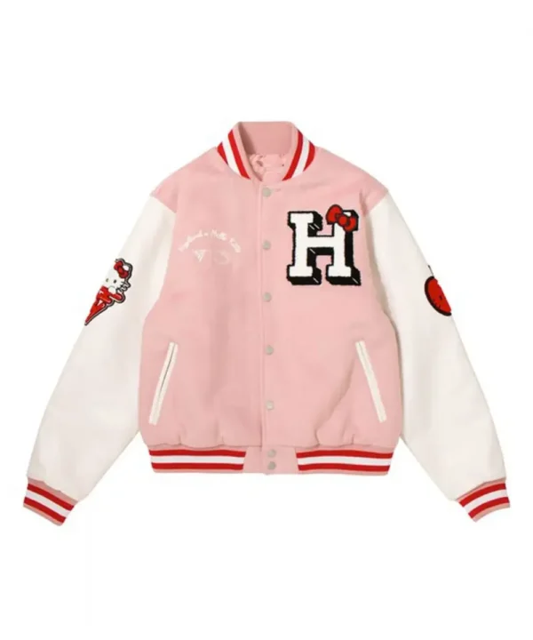 Hello Kitty Apples H Letterman Jacket