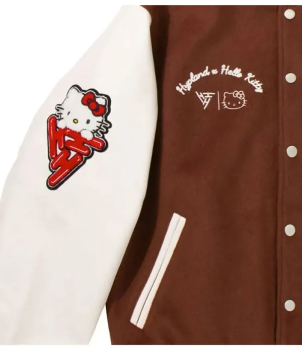 Hello Kitty Apples H Letterman Jacket