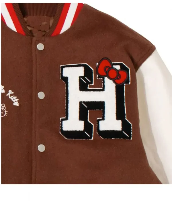 Hello Kitty Apples H Letterman Jacket