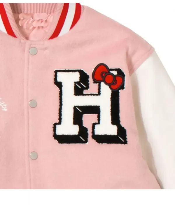 Hello Kitty Apples H Letterman Jacket