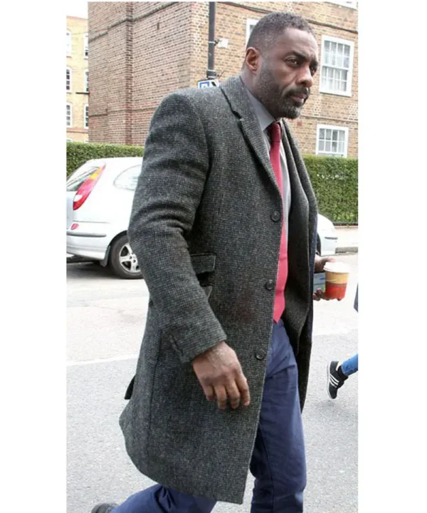 Idris Elba Luther Wool Coat