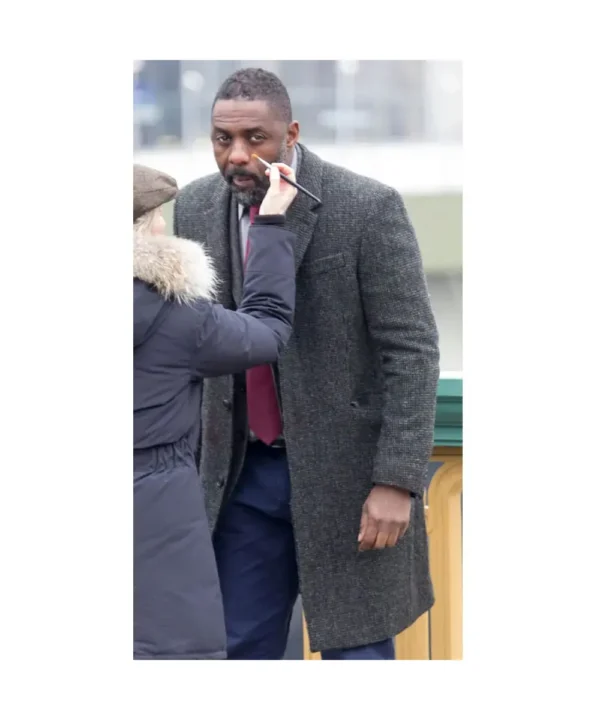 Idris Elba Luther Wool Coat