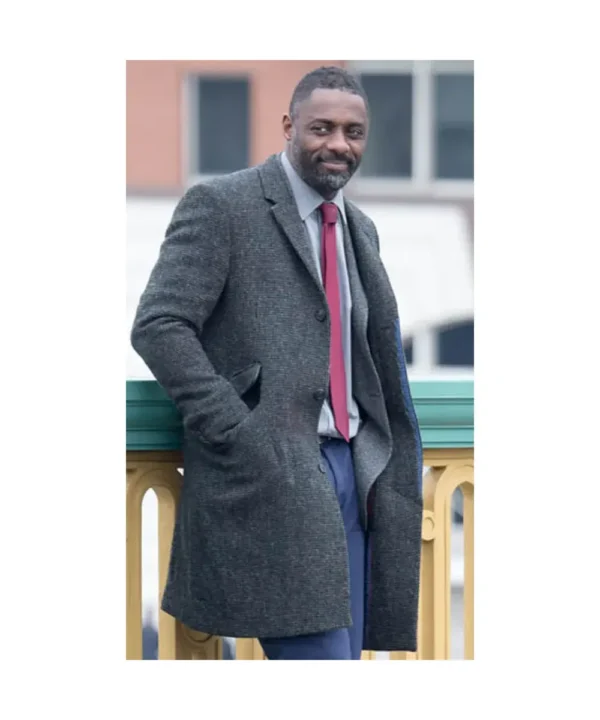 Idris Elba Luther Wool Coat