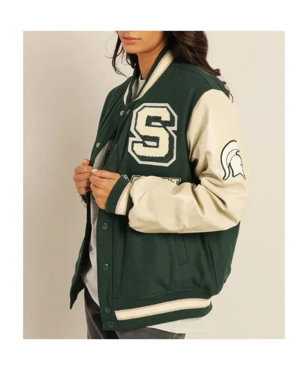 Michigan State Green Varsity Jacket