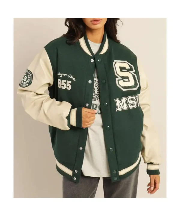 Michigan State Green Varsity Jacket