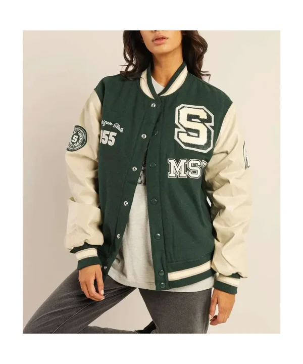 Michigan State Green Varsity Jacket