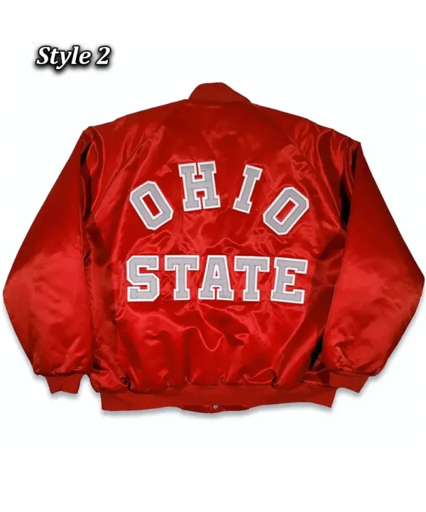 80’s Ohio State Buckeyes Red Bomber Jacket