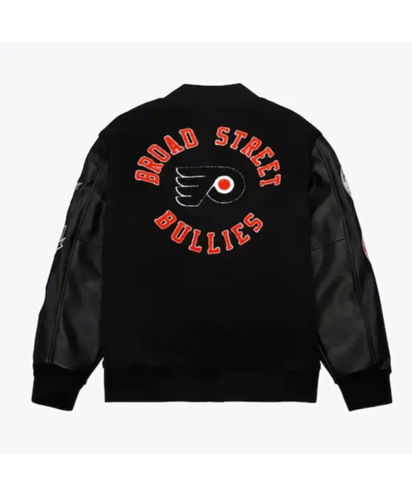 Philadelphia Flyers Black Out Team Logo Varsity Jacket