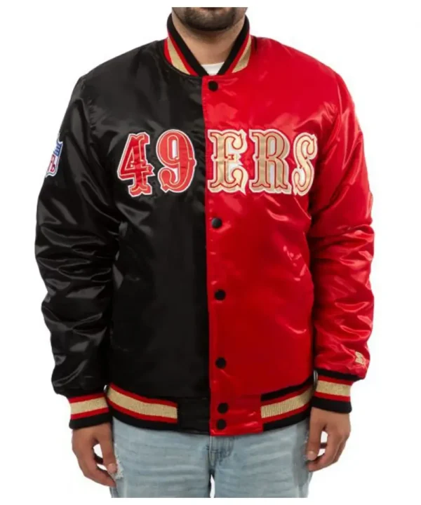 San Francisco 49ers Red and Black Jacket