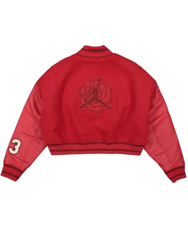 Teyana Taylor Rose Red Varsity Jacket